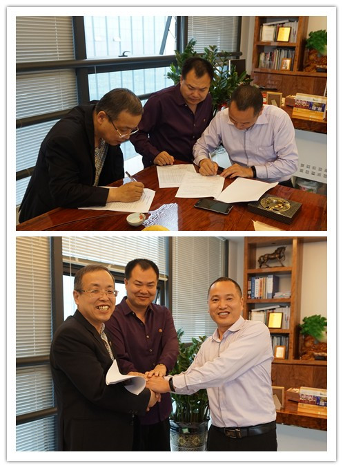 梁董与郑社长对水蜜桃视频在线免费品牌发展非常满意及肯定
